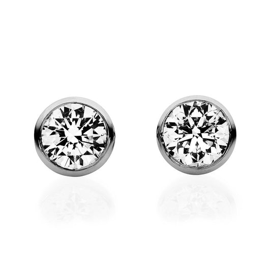 Ear studs frame 18 kt WG V frame