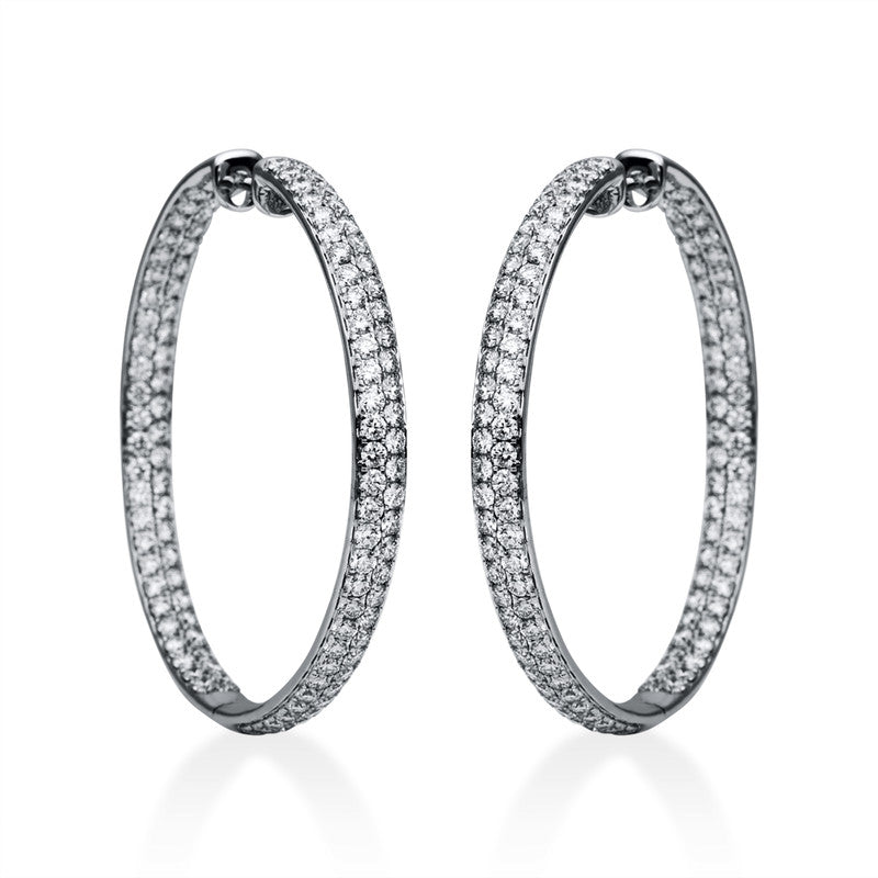 Hoop Earrings 18kt WG