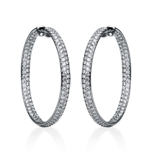 Hoop Earrings 18kt WG