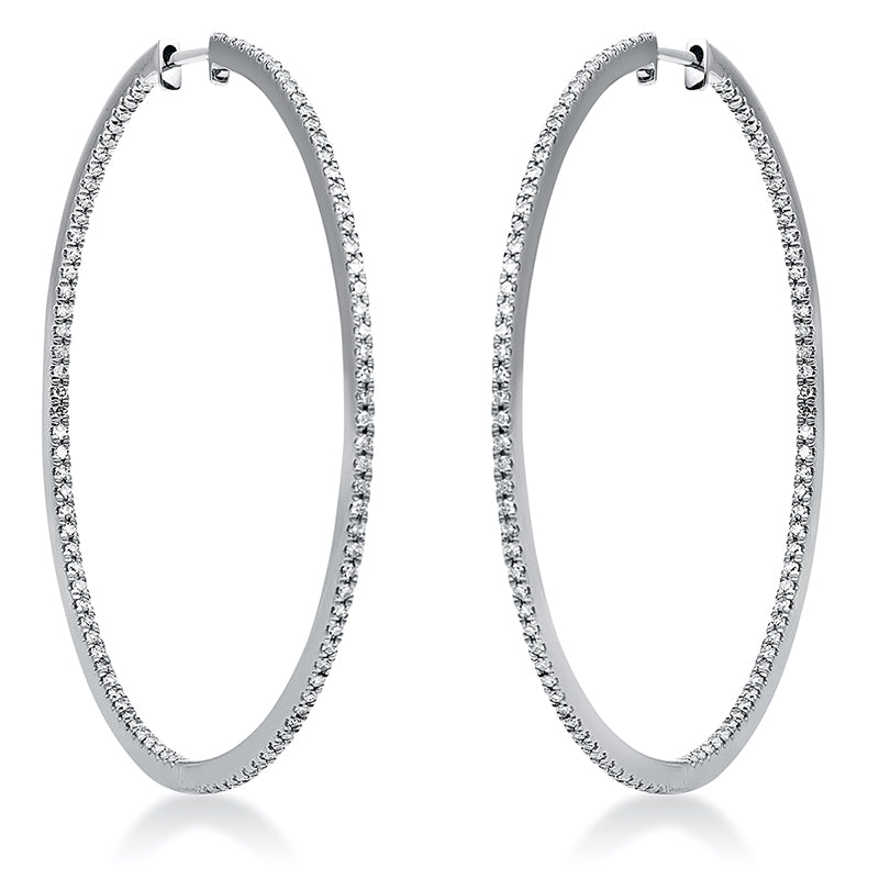 Hoop Earrings 18kt WG