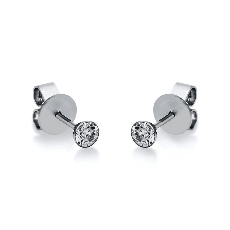 Ear studs frame 18 kt WG