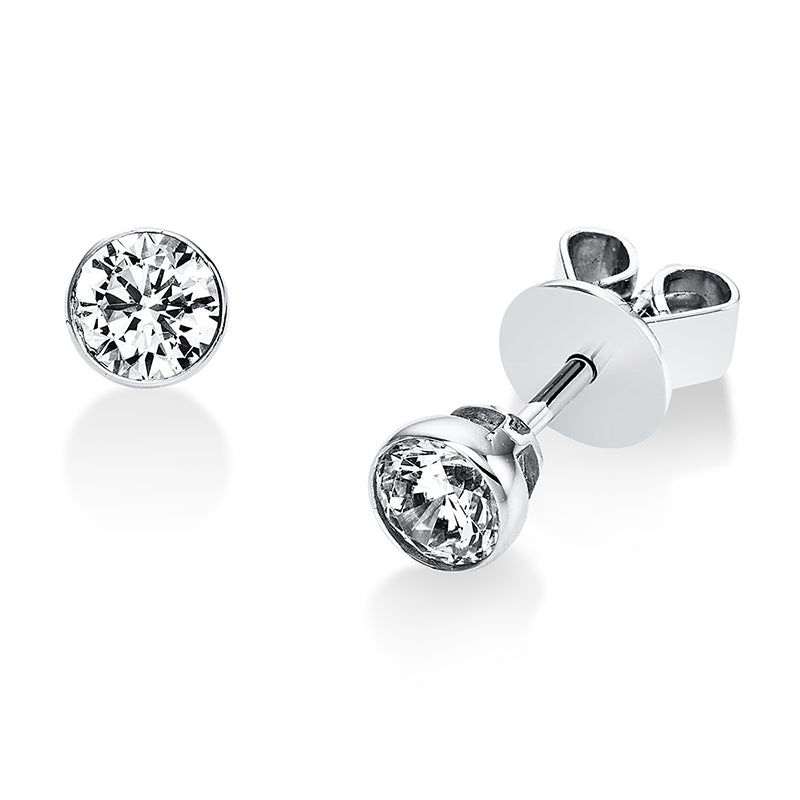 Ear studs frame 18 kt WG