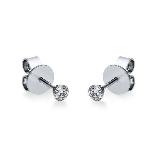 Ear studs frame 18 kt WG