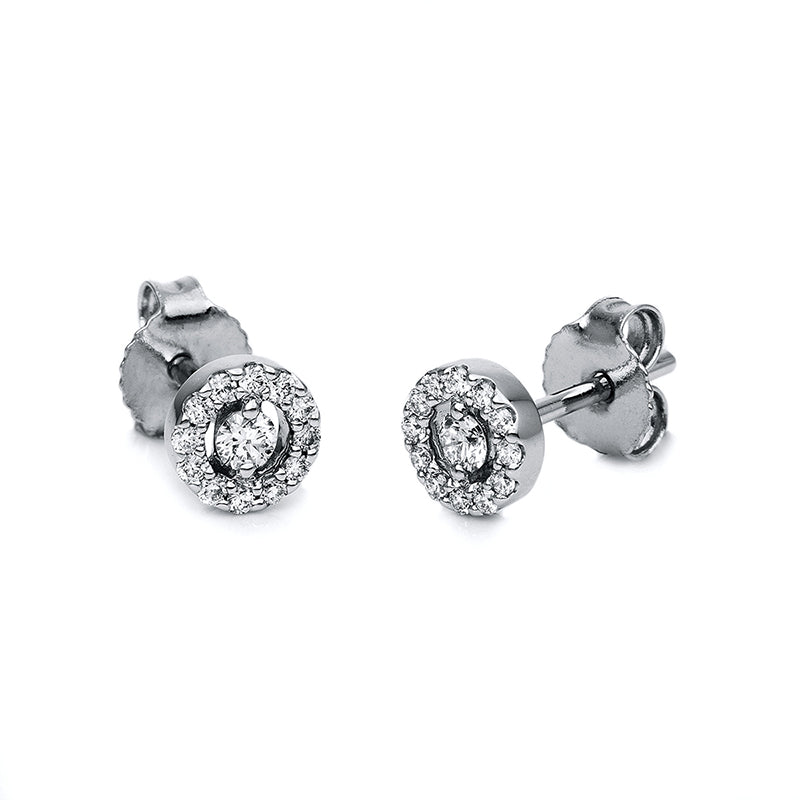 Ear studs 14 kt WG