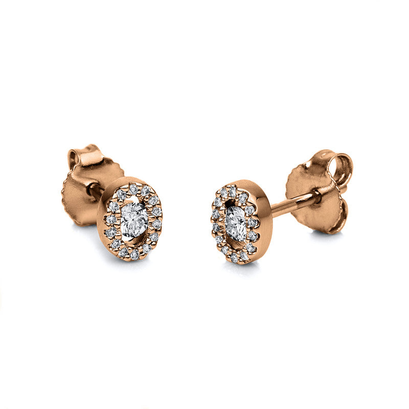 Ear studs 14 kt rose gold