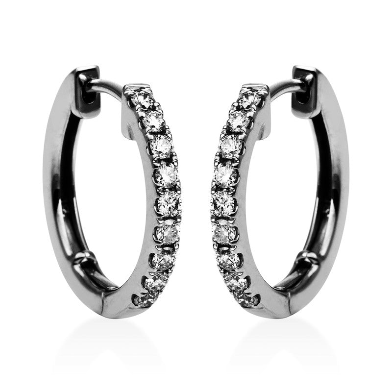 Hoop Earrings 14kt WG