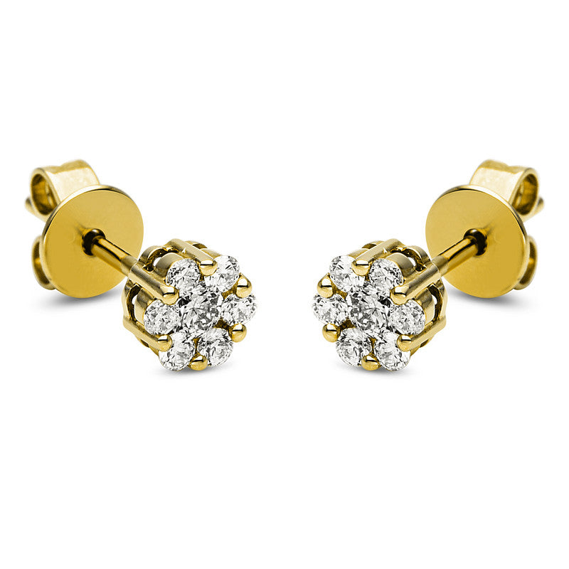 Ear studs 18 kt gold