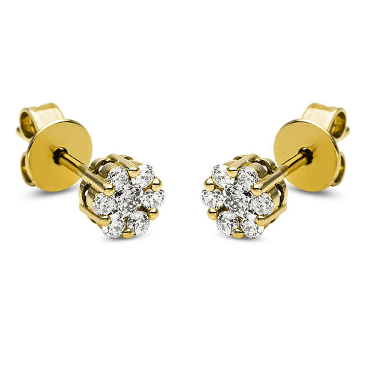 Ear studs 18 kt gold