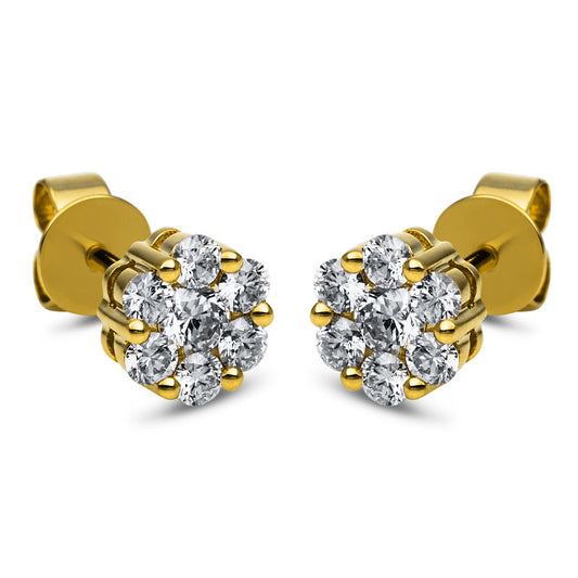 Ear studs 18 kt gold