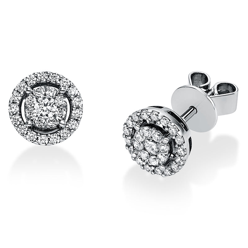 Ear studs 14 kt WG