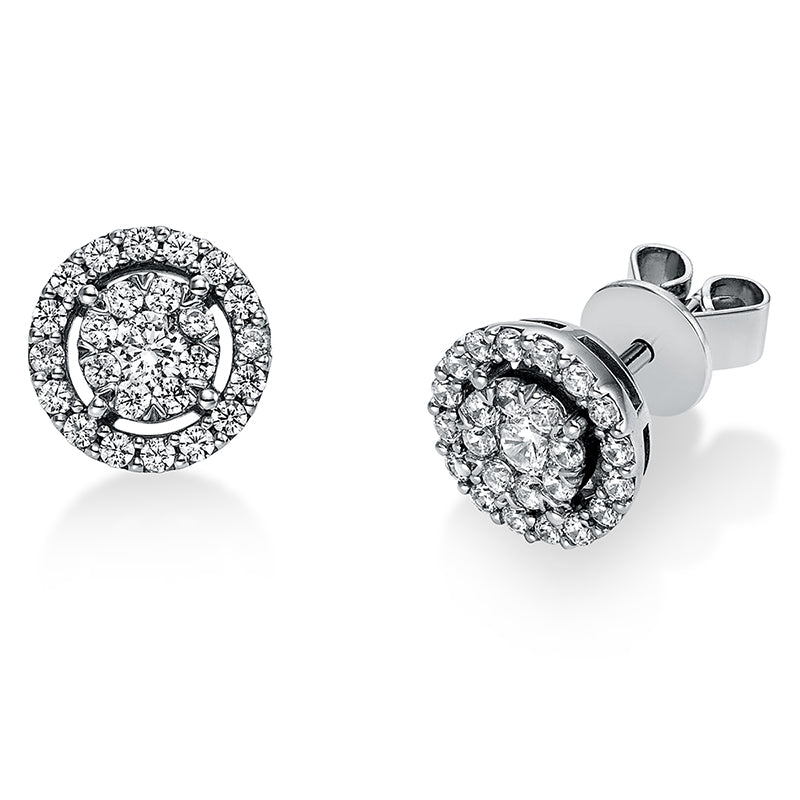 Ear studs 14 kt WG