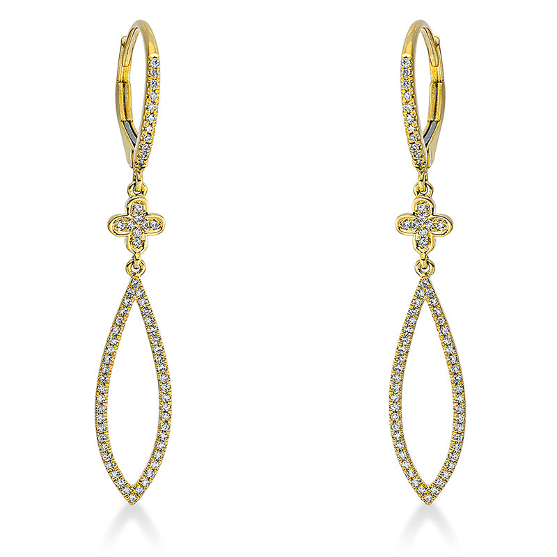 Earrings 18 kt gold