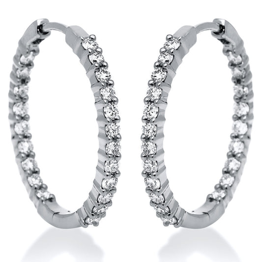 Hoop Earrings 18kt WG