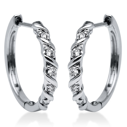 Hoop Earrings 18kt WG