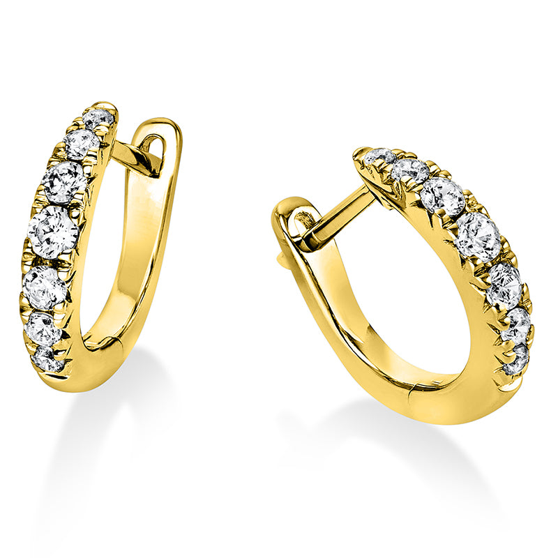 Hoop Earrings 14 kt GG