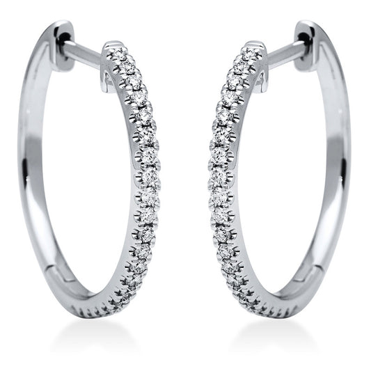 Hoop Earrings 18kt WG