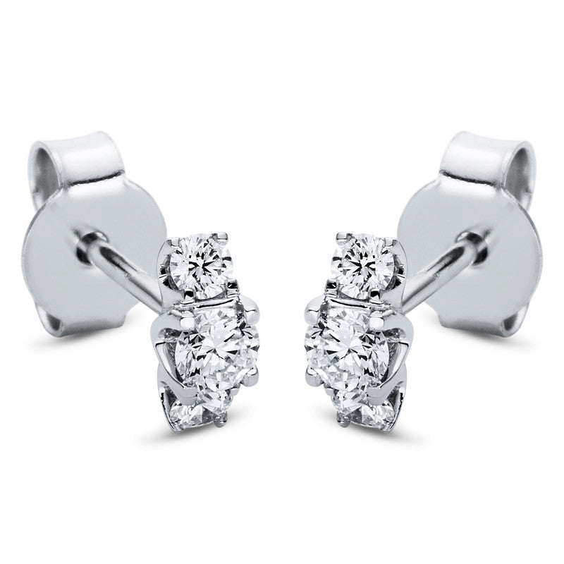 Ear studs 18 kt WG