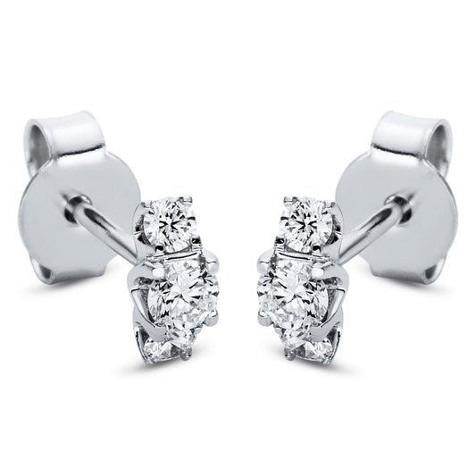 Ear studs 18 kt WG