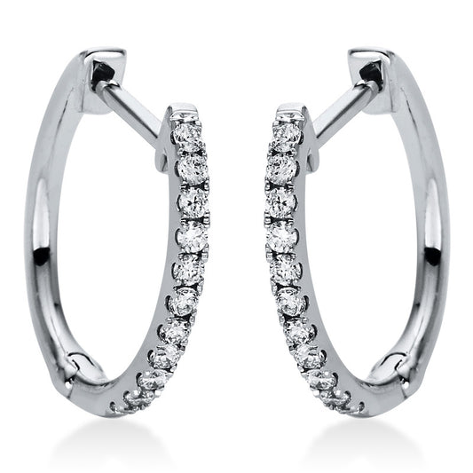 Hoop Earrings 18kt WG