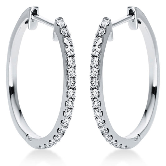 Hoop Earrings 18kt WG