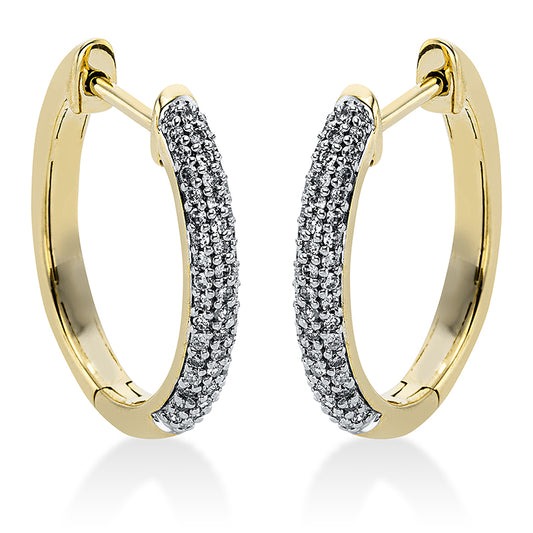 Hoop Earrings 14 kt GG