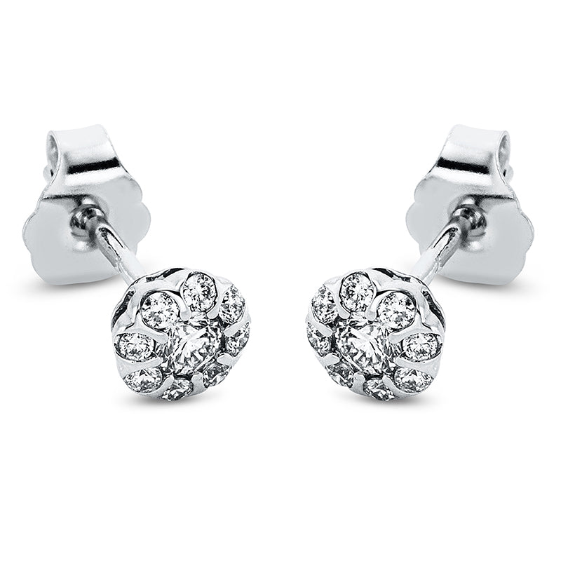 Ear studs 14 kt WG