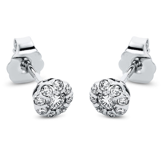 Ear studs 14 kt WG