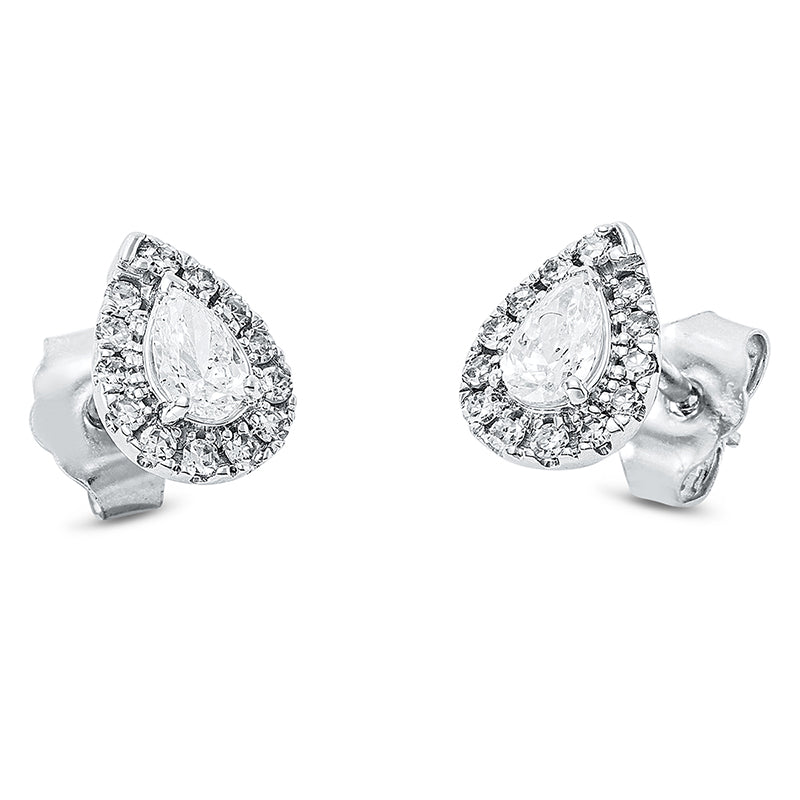 Ear studs 14 kt WG