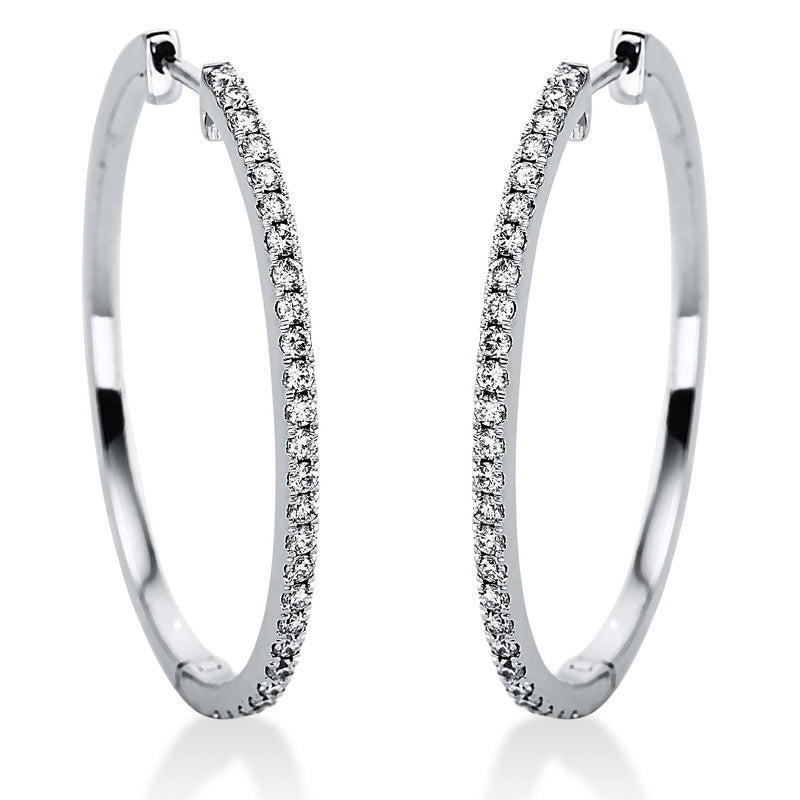 Hoop Earrings 18kt WG