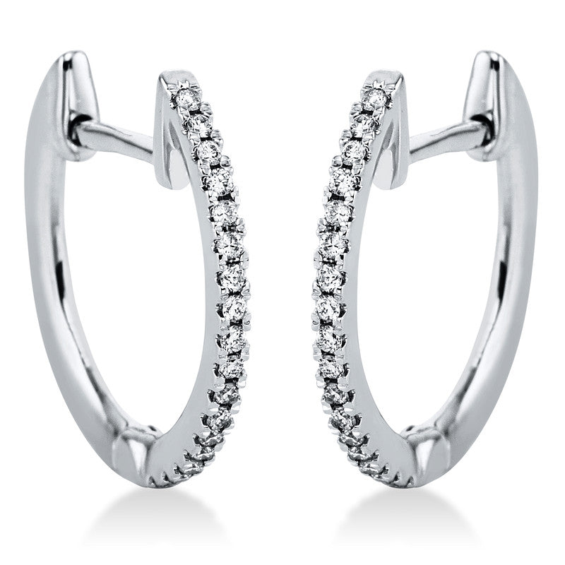 Hoop Earrings 14kt WG