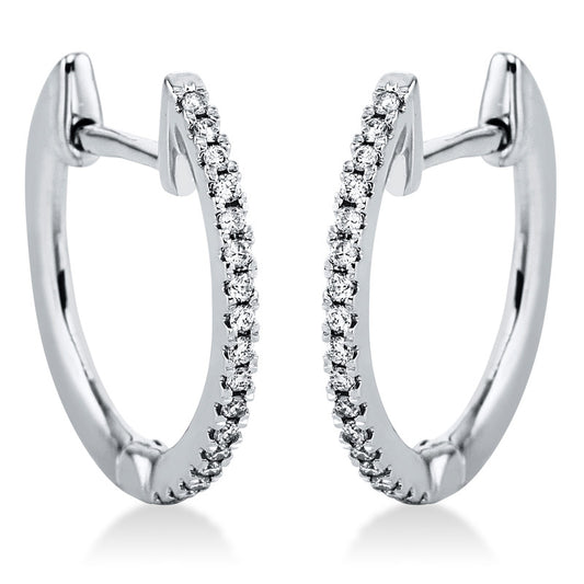 Hoop Earrings 14kt WG