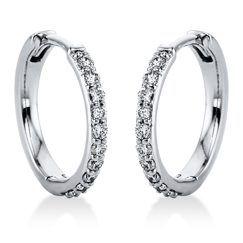 Hoop Earrings 14kt WG