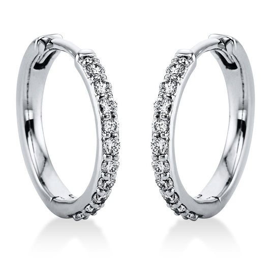 Hoop Earrings 14kt WG