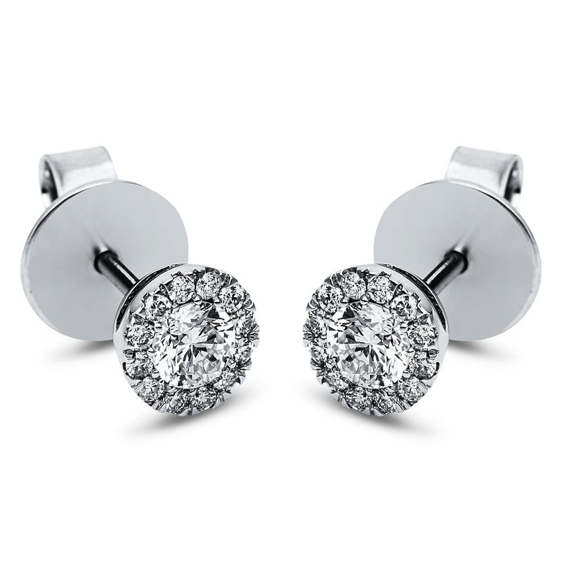 Ear studs 14 kt WG