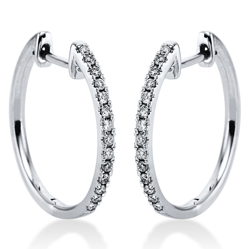 Hoop Earrings 18kt WG