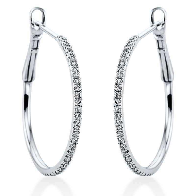 Hoop Earrings 18kt WG