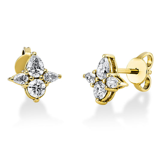 Ear studs 18 kt gold