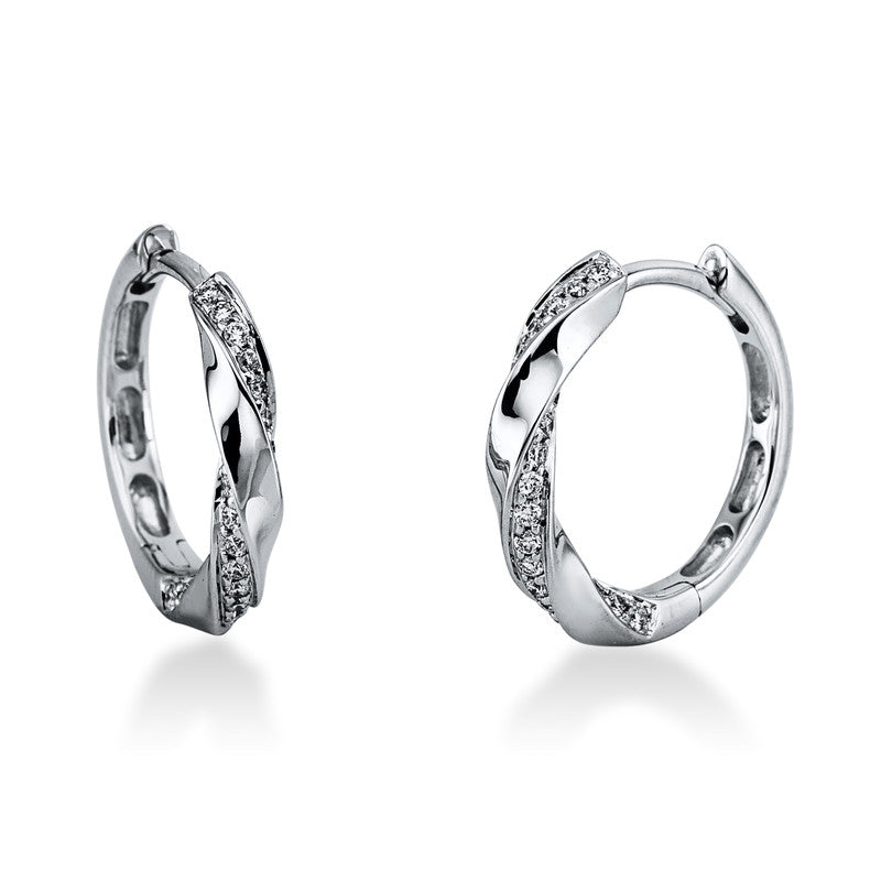 Hoop Earrings 18kt WG