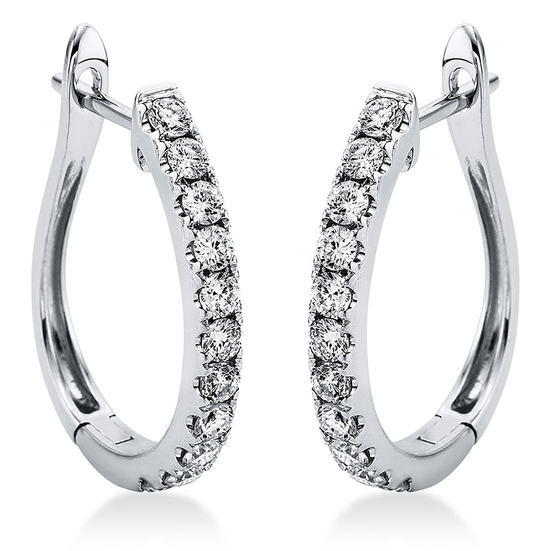 Hoop Earrings 18kt WG