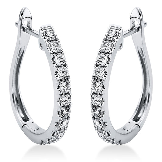 Hoop Earrings 18kt WG