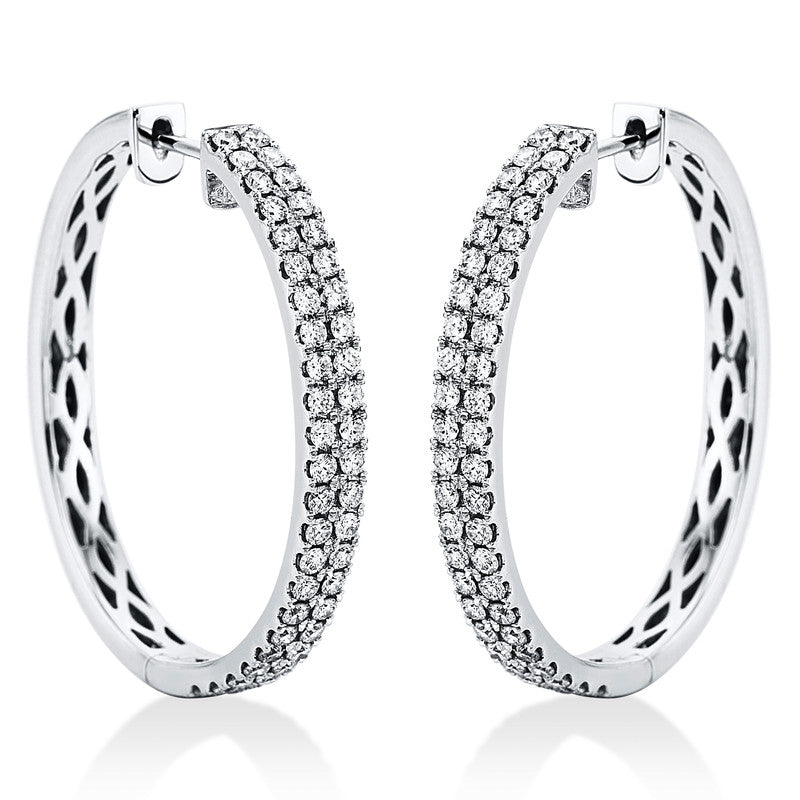 Hoop Earrings 18kt WG