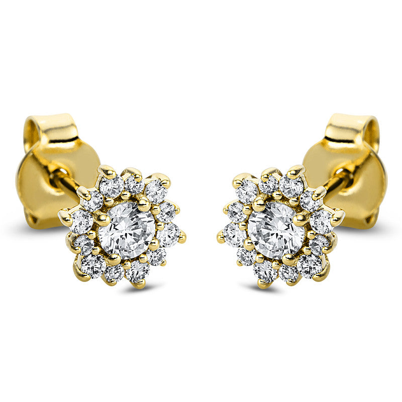 Ear studs 18 kt gold