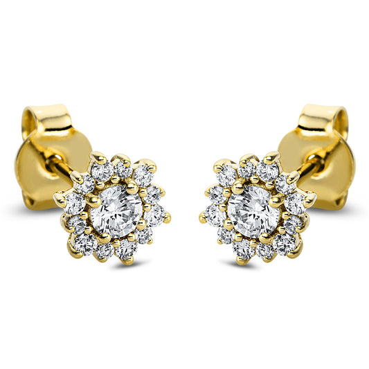 Ear studs 18 kt gold