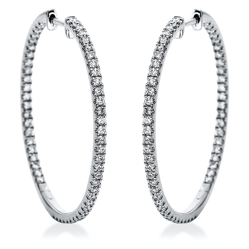 Hoop Earrings 18kt WG