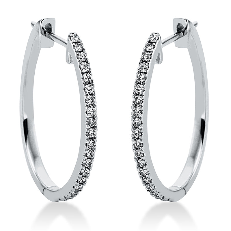 Hoop Earrings 14kt WG