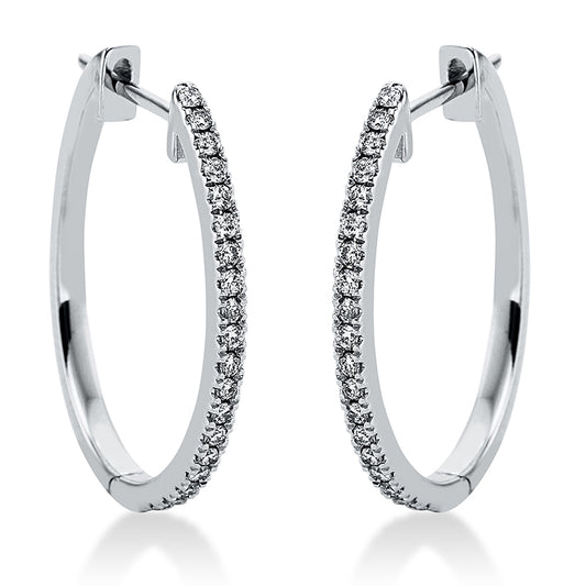 Hoop Earrings 14kt WG