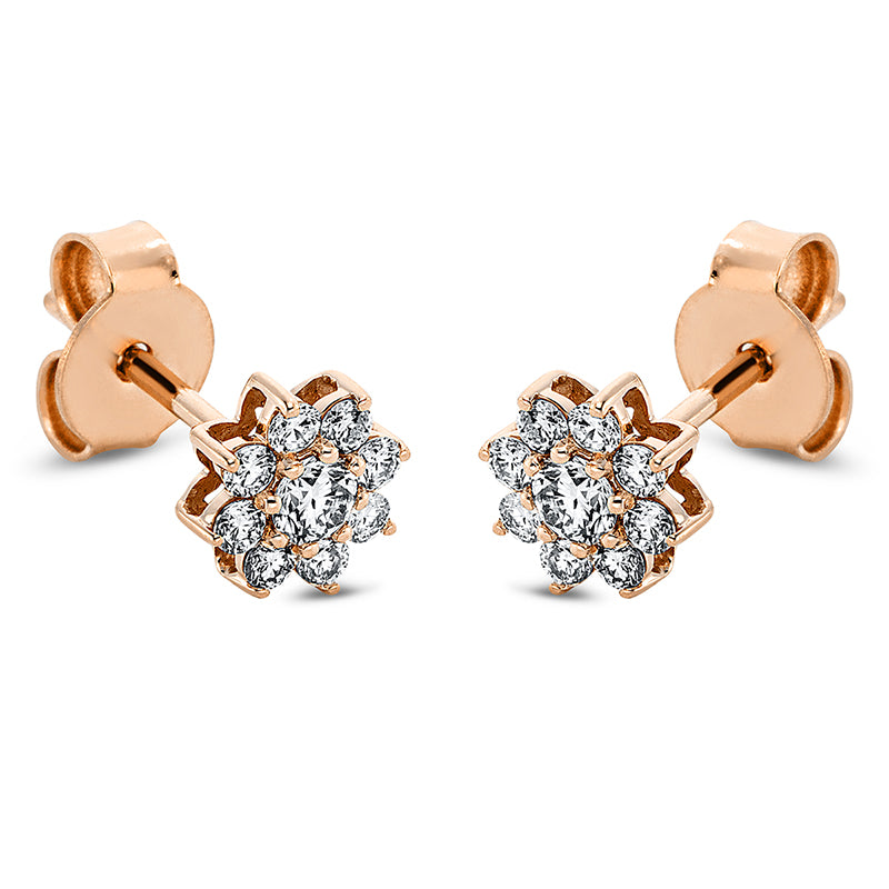 Ear studs 18 kt RG