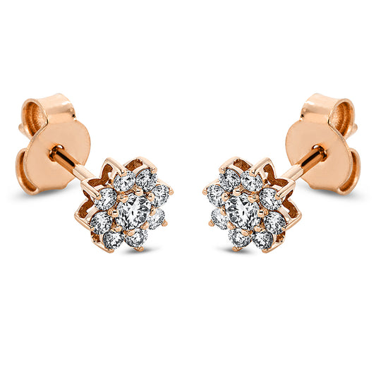 Ear studs 18 kt RG