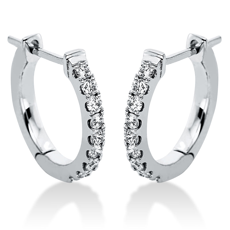 Hoop Earrings 18kt WG