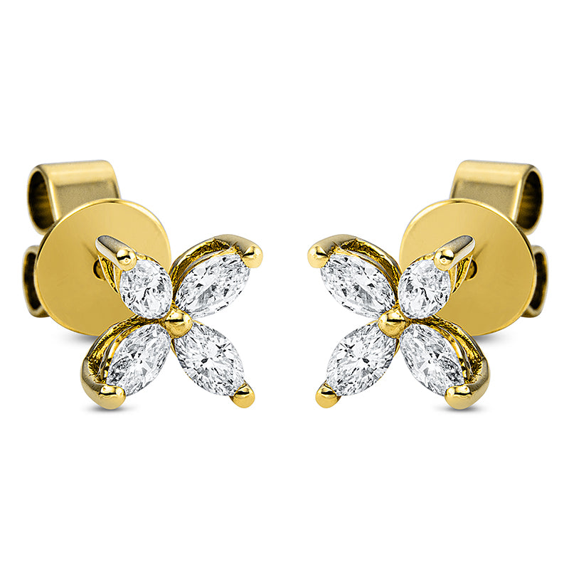 Ear studs 18 kt gold